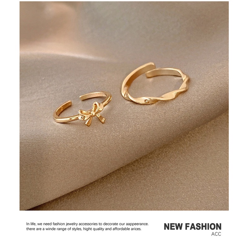 Cincin 32 ( 1 set isi 2 ) Bisa diatur Sizenya ,Cincin Unik Lucu Keren /Deluna/BS