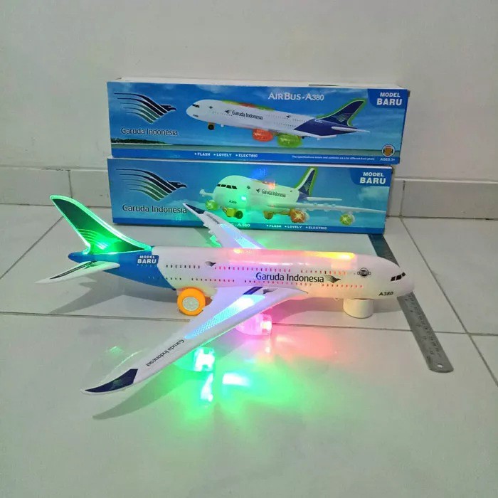 ⭐BISA COD⭐ PROMO A380 MAINAN ANAK MINIATUR PESAWAT TERBANG AIRBUS GARUDA INDONESIA CITILINK LION AIR