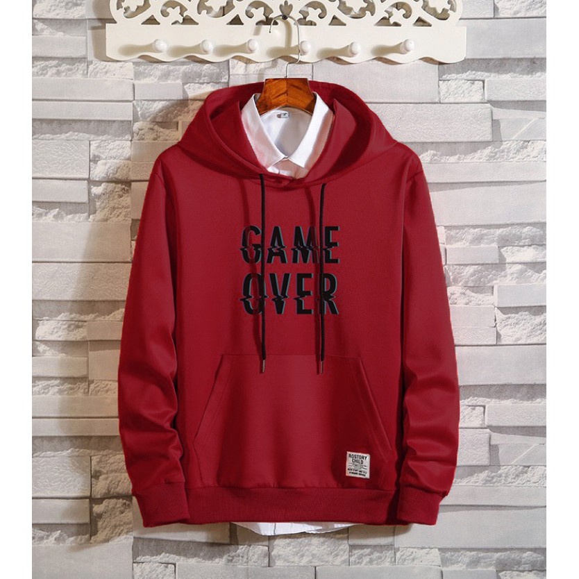 FORTGLASS GAME OVER SWEATER HODIE RAJUT JUMPER POLOS PRIA LENGAN PANJANG