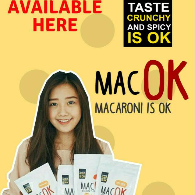 

TERMURAH CAMILAN Macok Macaroni is OK Ecer Grosir Murah