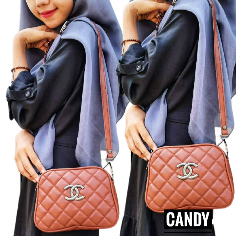 TAS SELEMPANG CANDY EMBOS 2 RUANG ACC TAS DAPAT RANDOM