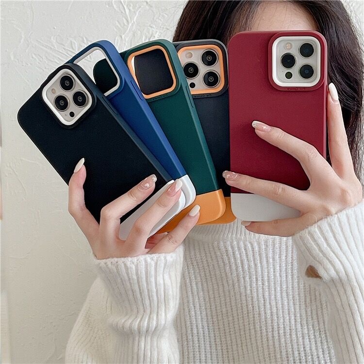 Soft case Silikon TPU Warna Polos Untuk Iphone 13 pro max 12 11 pro max 7 8 plus X Xr Xs max