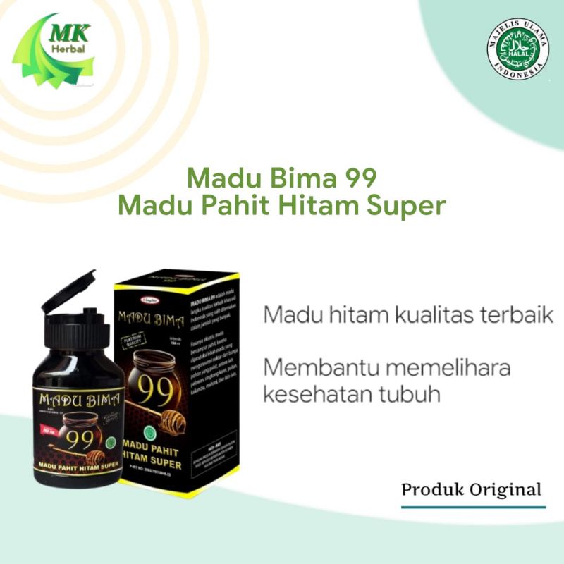 

Madu Hitam Pahit Super Madu Bima 99 Original