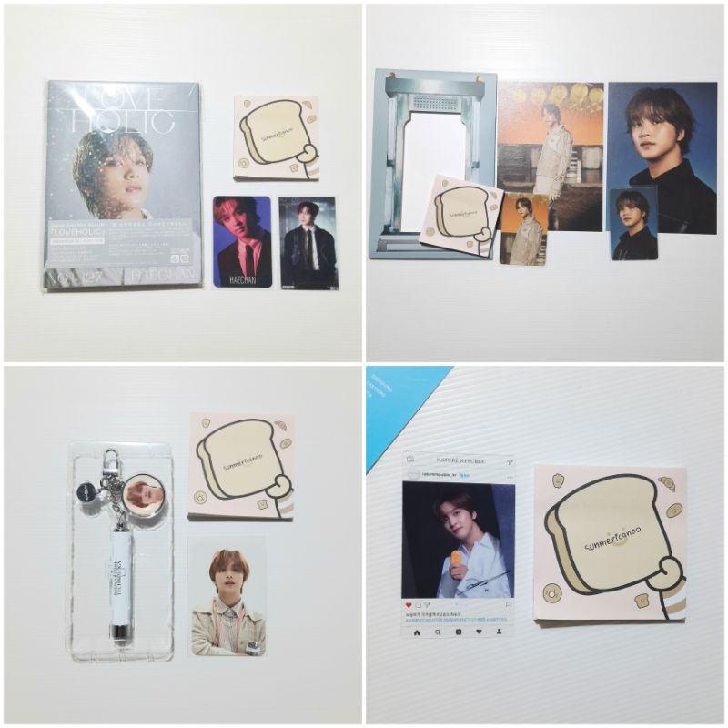 Official Album NCT 127 Japan Loveholic Cover Haechan Photocard B ver Benefit Tower Records set conce