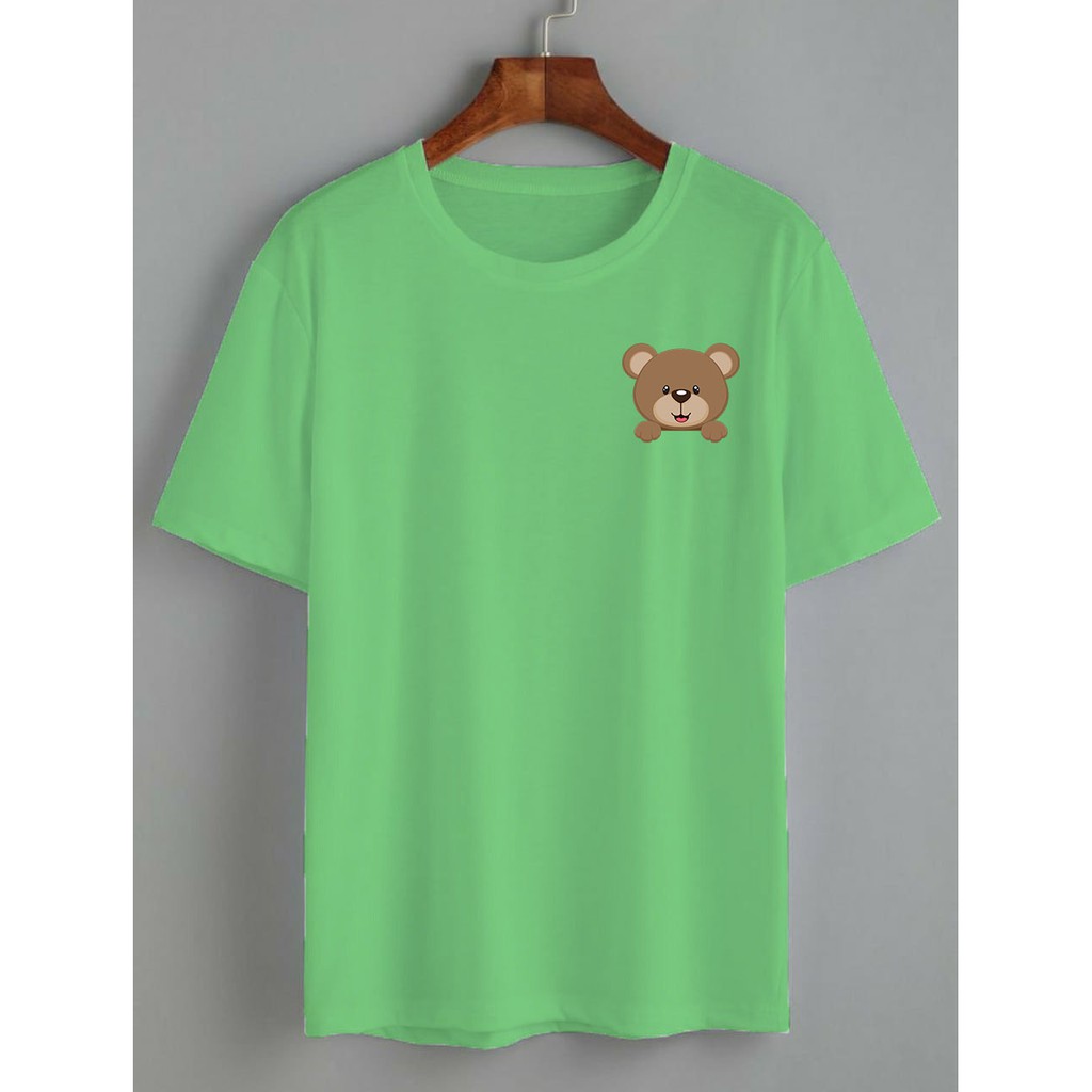 KAOS CUTE BEAR / BEAR / KAOS KATUN PREMIUM 24S