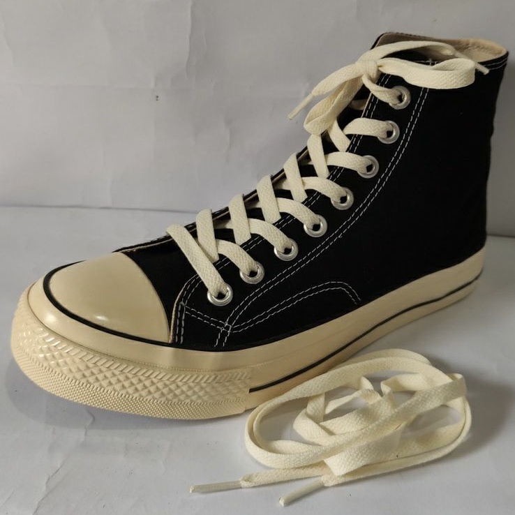 ShoeLaces Classic  Tali Sepatu broken white Vanilla Cream Vintage  Panjang  120CM 150CM  Vintage Classic Compass