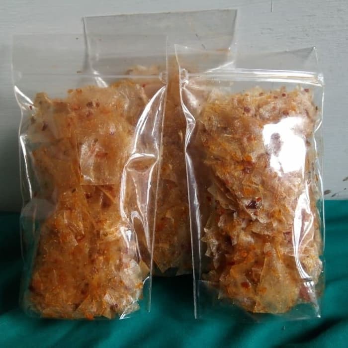 

Kripik Kaca Pedas Daun Jeruk 100gr Extra Pedas