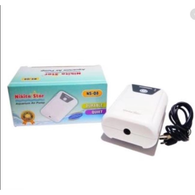 Nikita Star NS-Q8 Pompa Air Aerator 1 Lubang AC|DC
