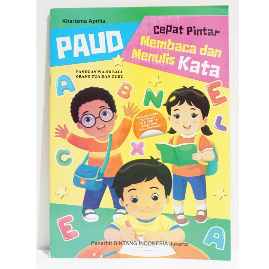 

Buku Aktifitas besar - PAUD Cepat Pintar Membaca dan menulis Kata