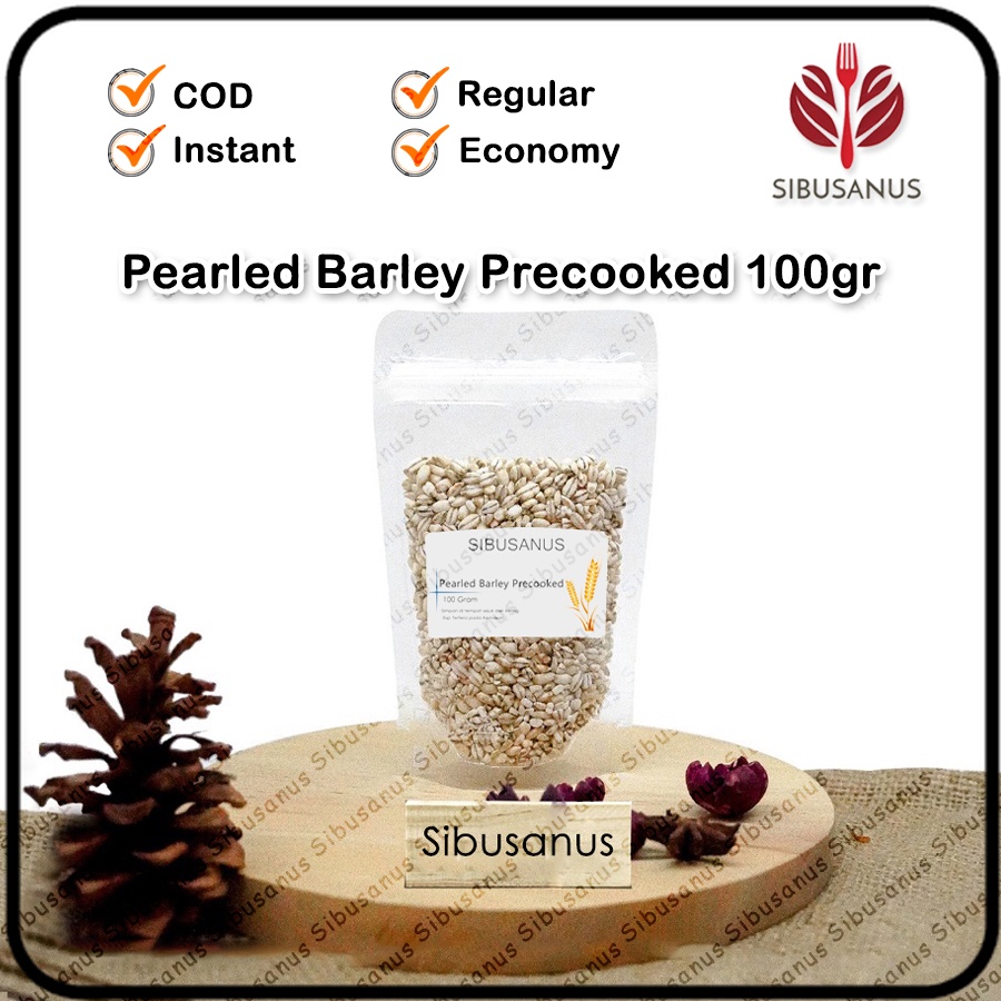 

Pearl Barley Preecoked Jali Jali Hanjeli Biji Barley 100gr