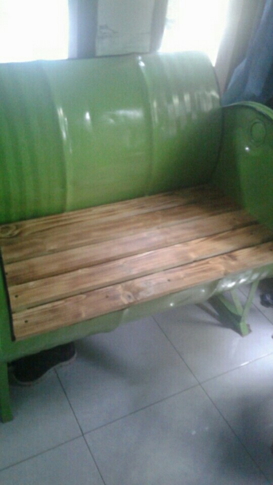 Papan Kayu Jati Belanda Motif Bakar & Polos 100cm