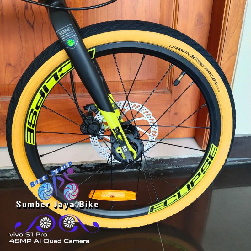 Sepeda Lipat 20 Inch Element Ecosmo 10sp Bike For Ibadah Hydraulic