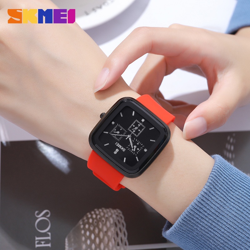 SKMEI 1902 Jam Tangan Pria Wanita Analog Tali Silicone Sport Watch WATCHKITE WKOS