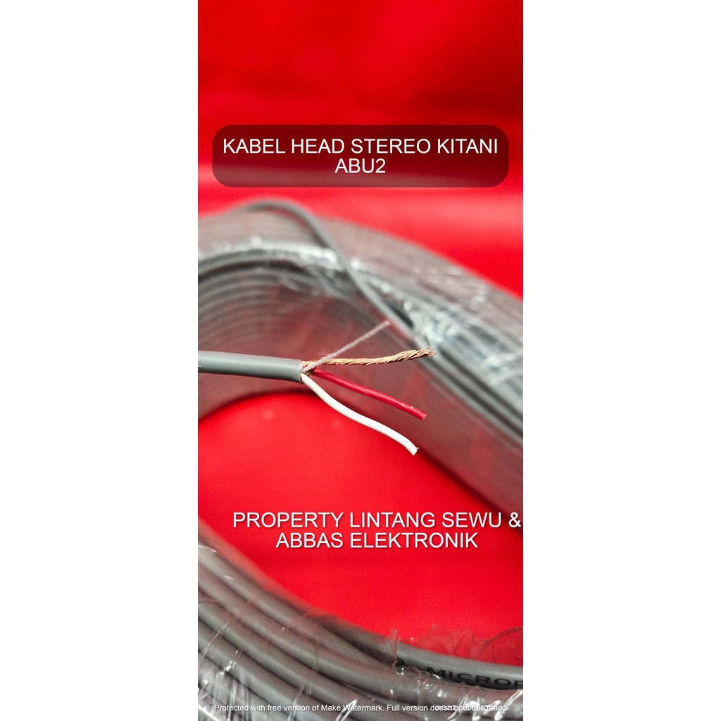 KABEL HEAD STEREO ABU2 ABU ABU KITANI KABEL AUDIO STEREO KITANI