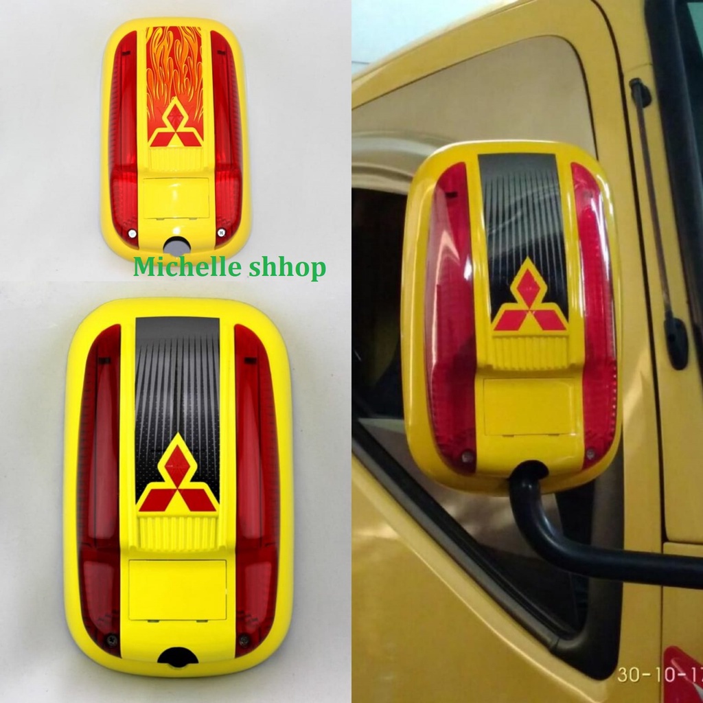 Cover Spion Truk Canter Kuning