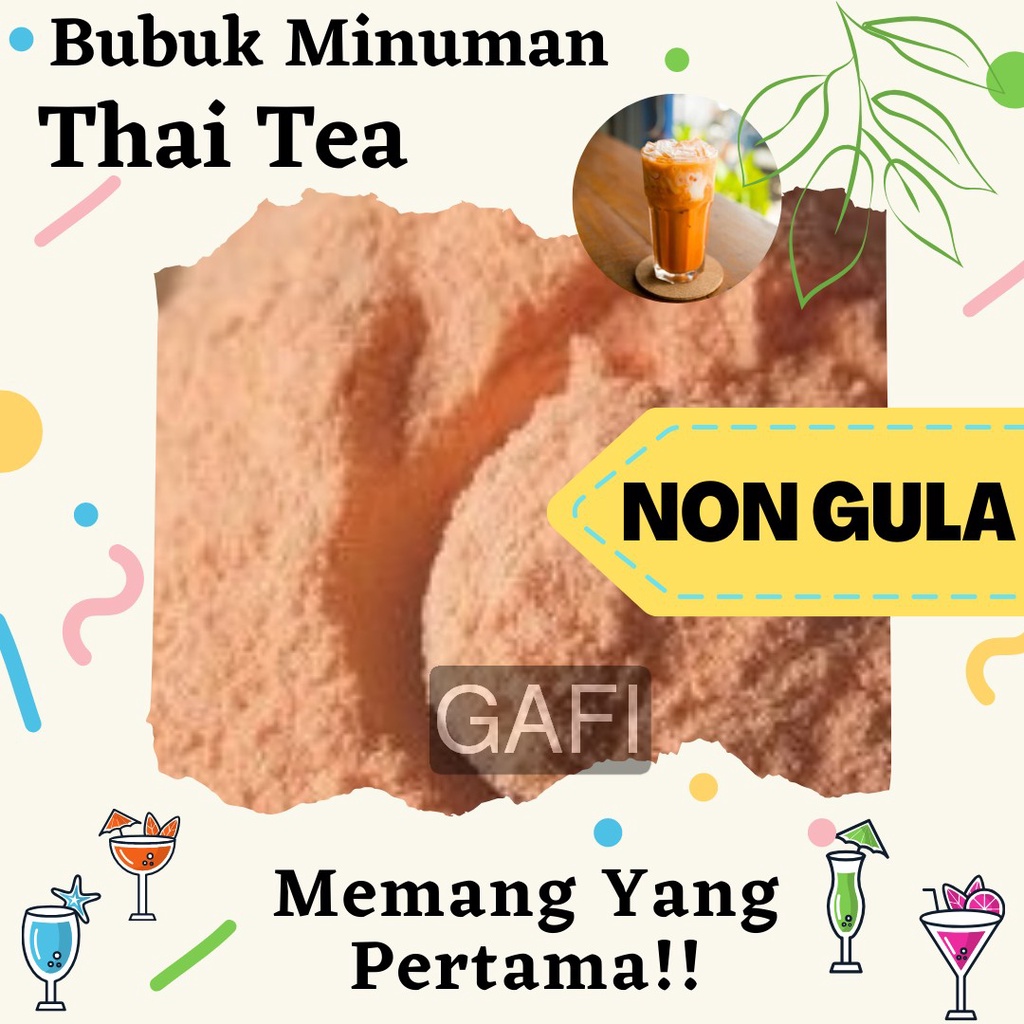 

Bubuk Minuman Rasa Thai Tea Non Gula 1Kg Minuman Powder Rasa Thai Tea Non Gula Kiloan Drinking Powder 1Kg Kekinian Boba Aneka Instan Murah Enak Terbaik Halal Premium Distributor Toko Bukan 500