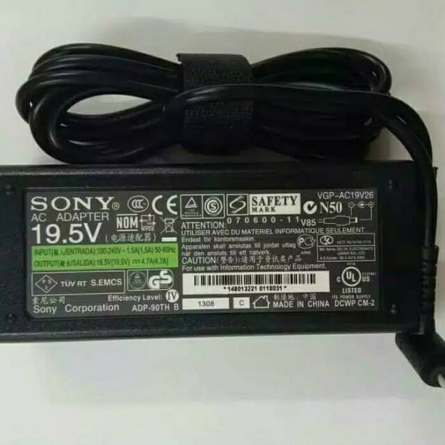 [ GARANSI ]Adapor Charger Original Laptop Sony Vaio VPC