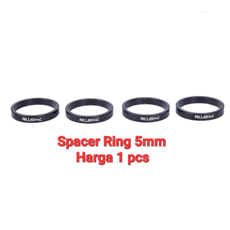 Risk Ring Spacer Fork Sepeda 5mm Spacer Fork Alloy 5 mm