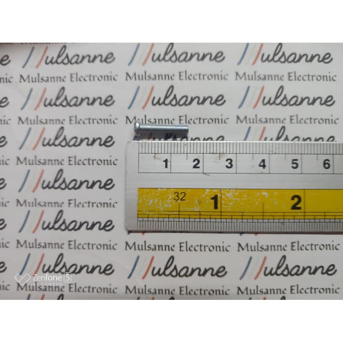 Baut - Bolt M3 Diameter 3mm Panjang 15mm / 1.5Cm