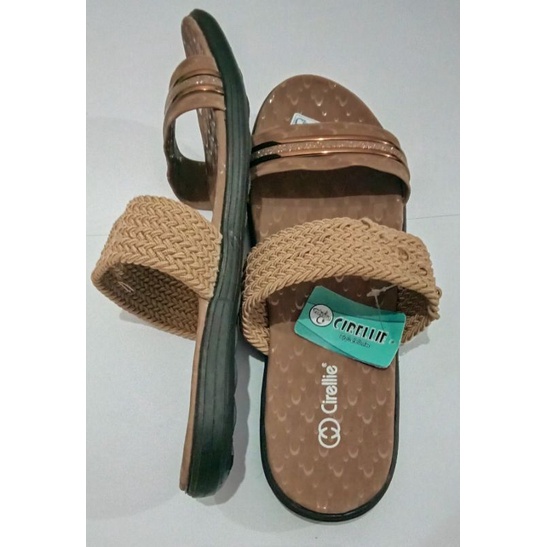 Cirellie 37-40 Slop Mewah Turki Sandal Fashion Ori