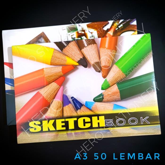 

Lora | Kiky Sketch Book Buku Sketsa Gambar Lukis A3 50 Lembar