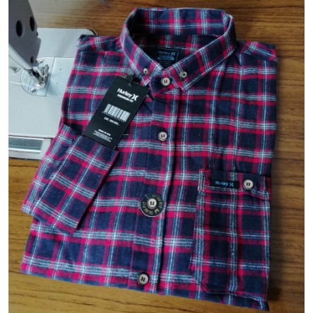 SALE NF ORIGINAL KEMEJA FLANEL DISTRO SURFING COUPLE LENGAN PANJANG
