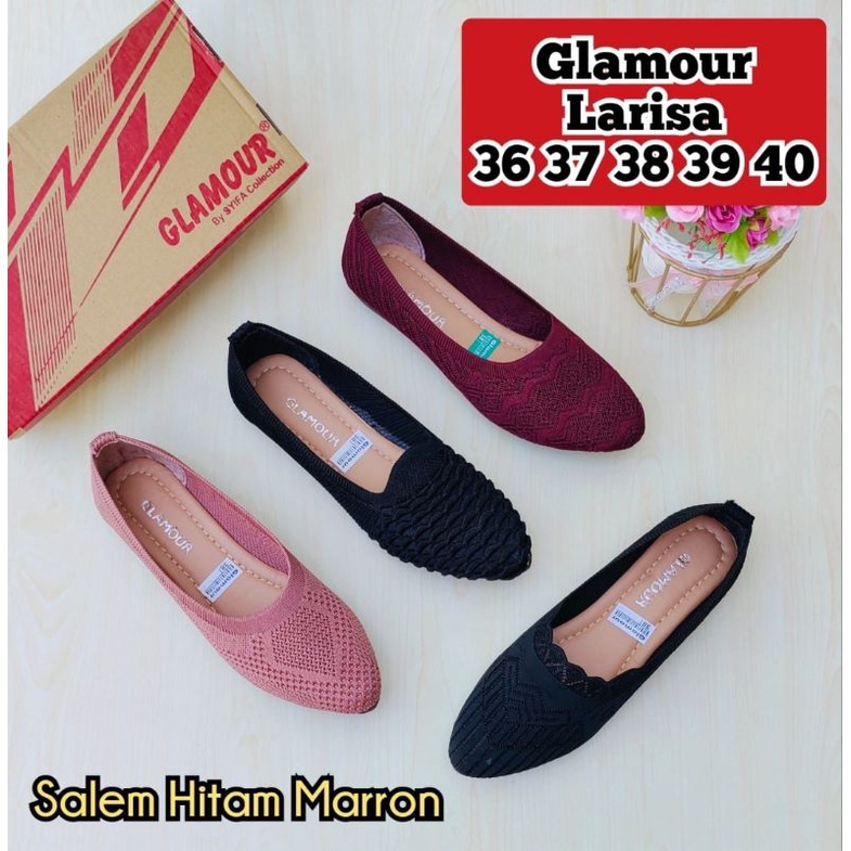 [LJogja] Sepatu Rajut Wanita Flatshoes Original Glamour Larisa