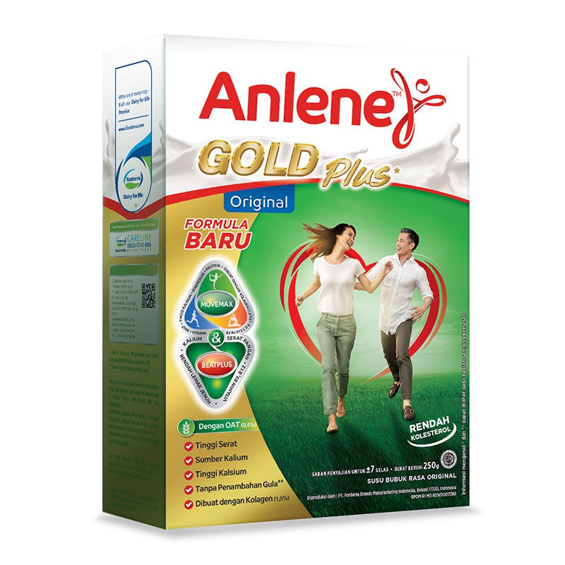 

Anlene Gold 250gr Coklat / Vanila / Plain