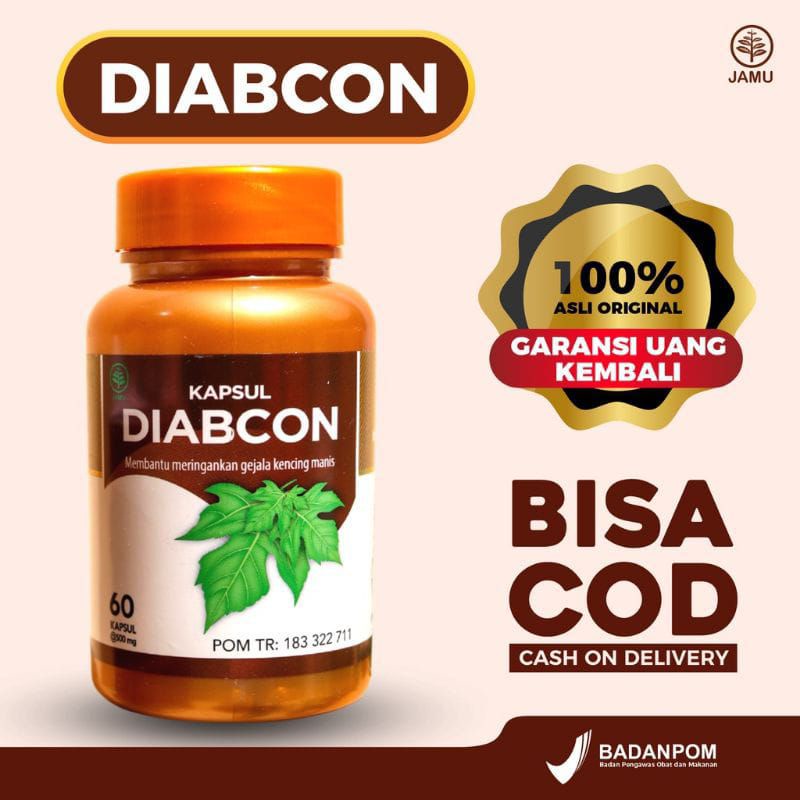 KAPSUL DIABCON ORIGINAL/KAPSUL DIABCON ASLI/OBAT HERBAL DIABETES