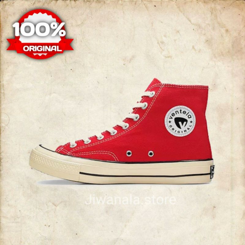 Sepatu Ventela Bts High Red