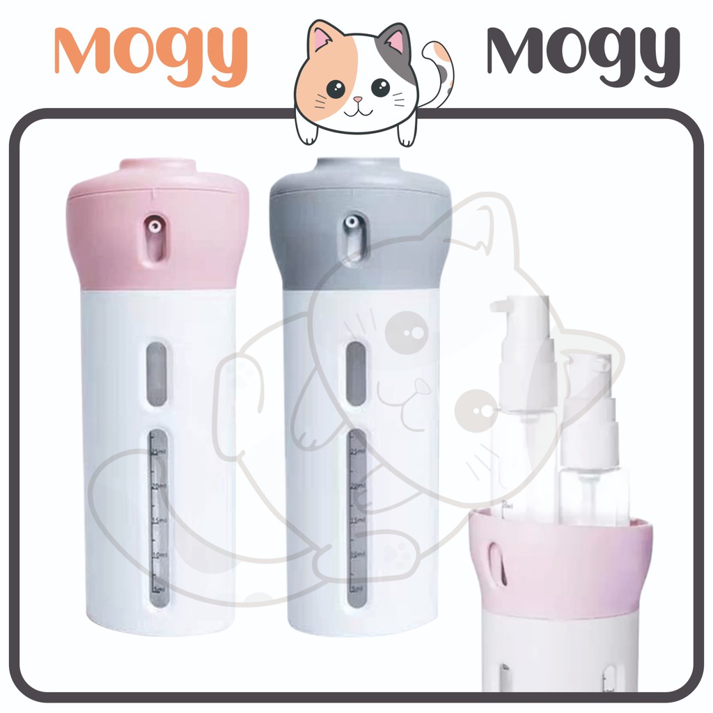 MOGYMOGY HL0097 Botol Travel Set 4 In 1 Dispenser Sabun Shampoo Portable Praktis Mini Travelling Bottle Organizer