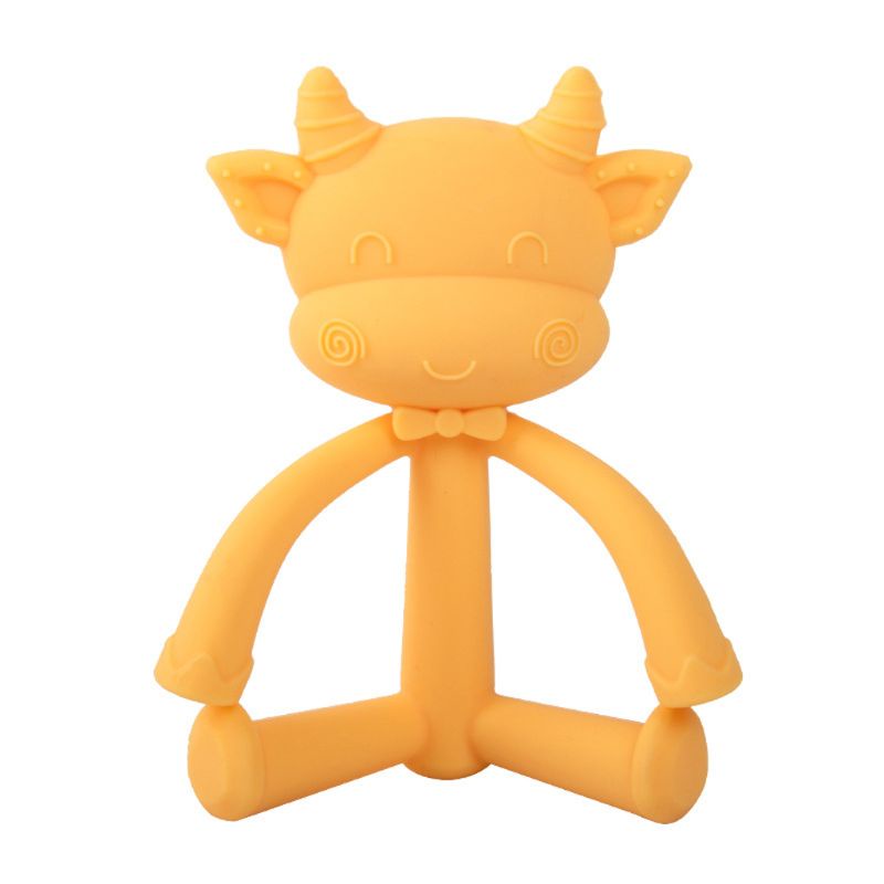 Mary Mainan Teether Silikon Food Grade BPA Free Motif Kartun Untuk Bayi