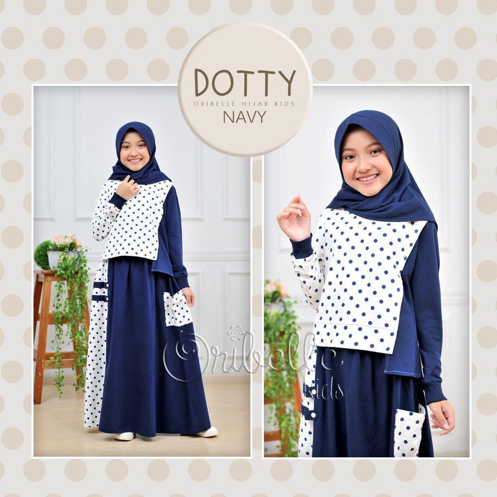 SETELAN MUSLIM ANAK TANGGUNG DOTTY BY Oribelle Kids