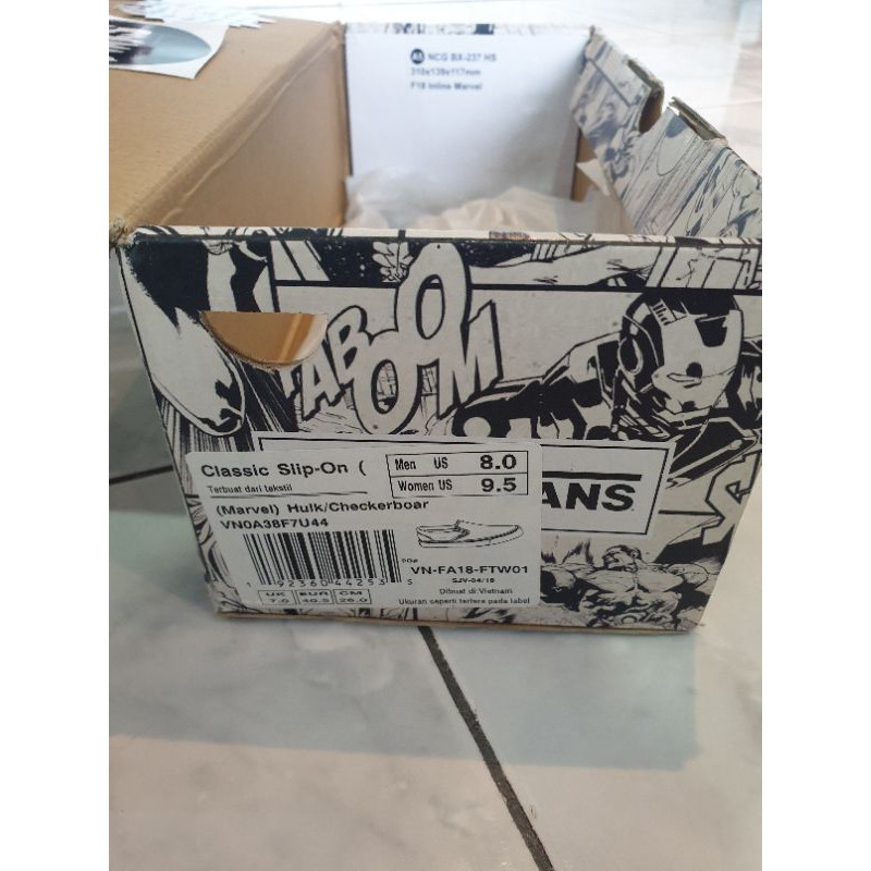 Vans x Marvel Hulk
