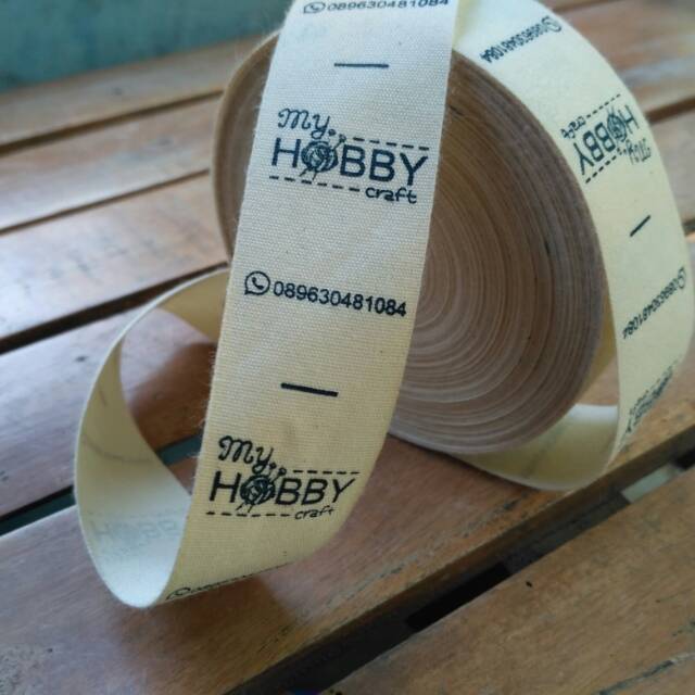 

Label katun 3cm