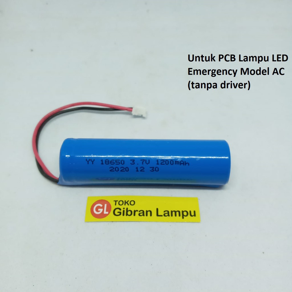 Baterai Charger Lampu LED Emergency Magic - Mirip Bekas Copotan Laptop