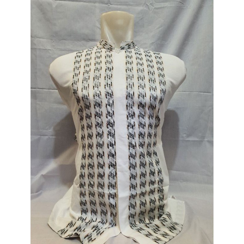 takwa putih/baju putih cowok lengan panjang/koko kekinian