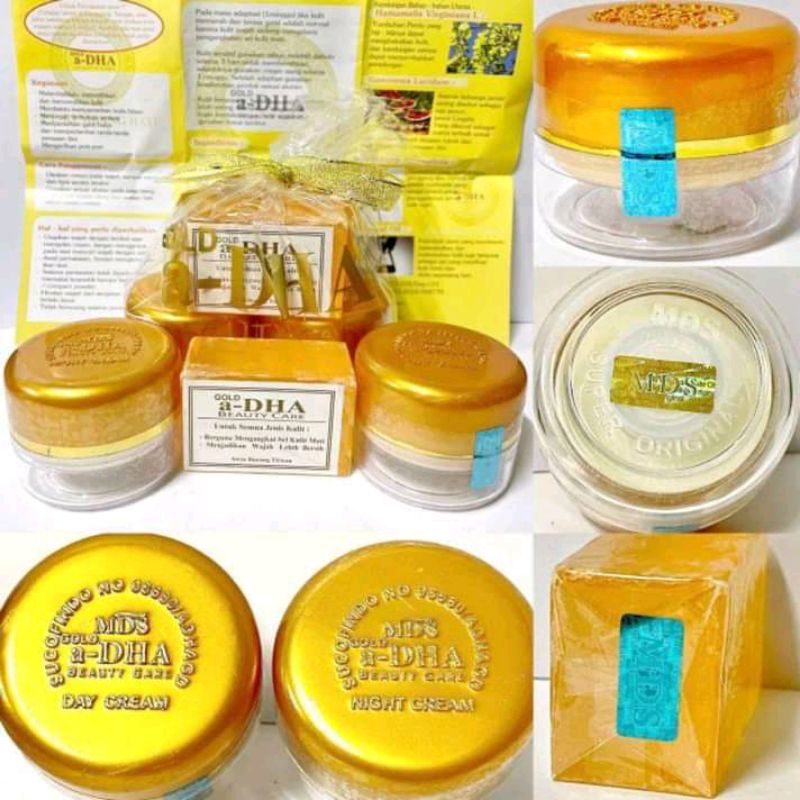 CREAM A DHA GOLD MDS/PAKET DHA GOLD MDS POT EMBOS