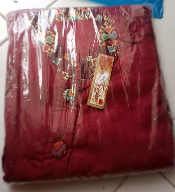 Bg - Batik Couple Keluarga Arabella / Couple Gamis Family / Seragam Pesta / Monalisa Syarii Busui