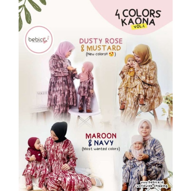 Setelan Celana Kaona One Set Mom original by Bebica