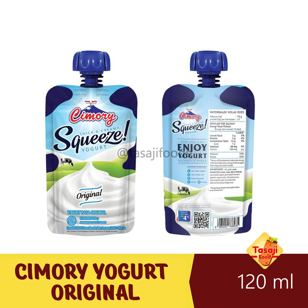 Cimory Yogurt Squeeze 120 Ml Original