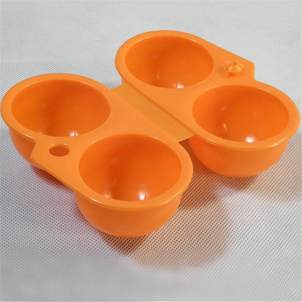 Top2 /4 Grids Egg Storage Box Kotak Penyimpanan Telur Tempat Piknik Foldable Egg Tray