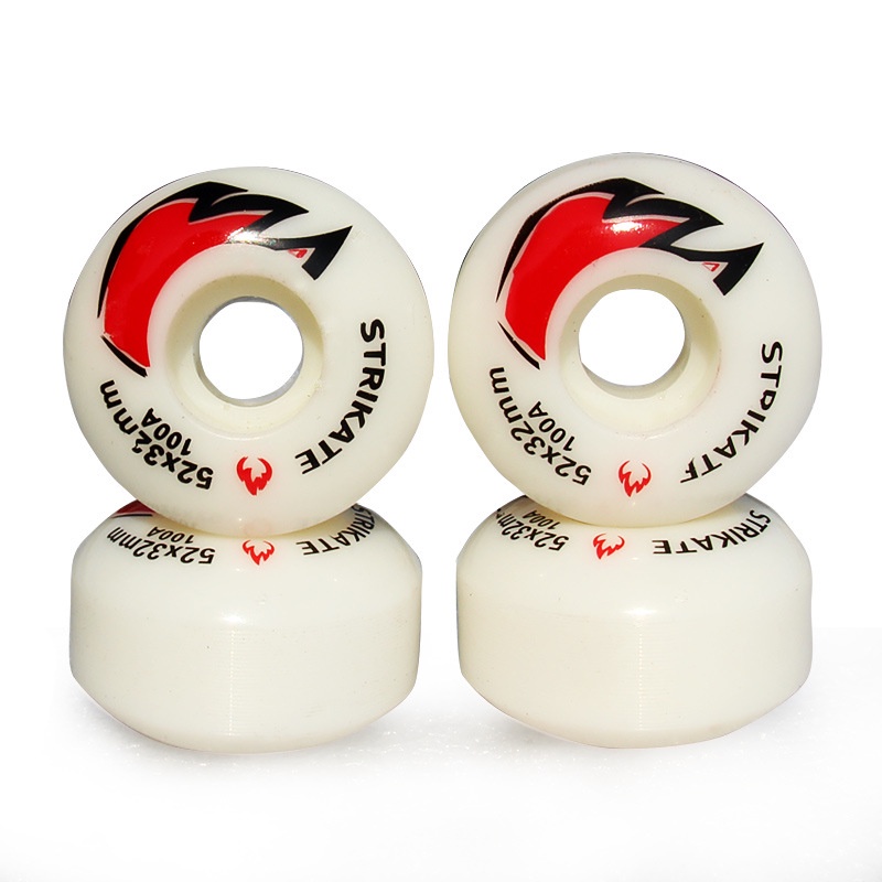 Roda skateboard 100a 52x32mm Dengan Empat Roda Untuk skateboard 52x32pu