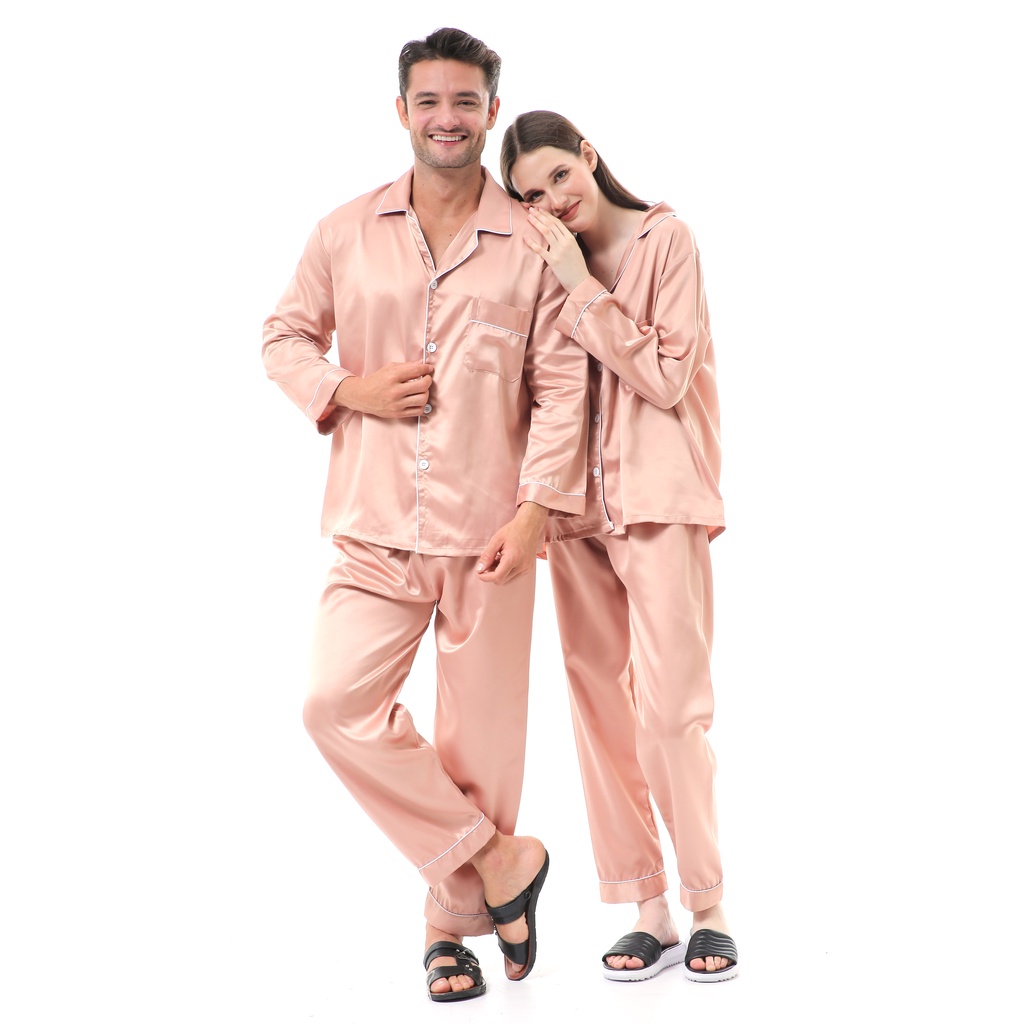 Zavyn Setelan Piyama Couple Long Sleeve Premium