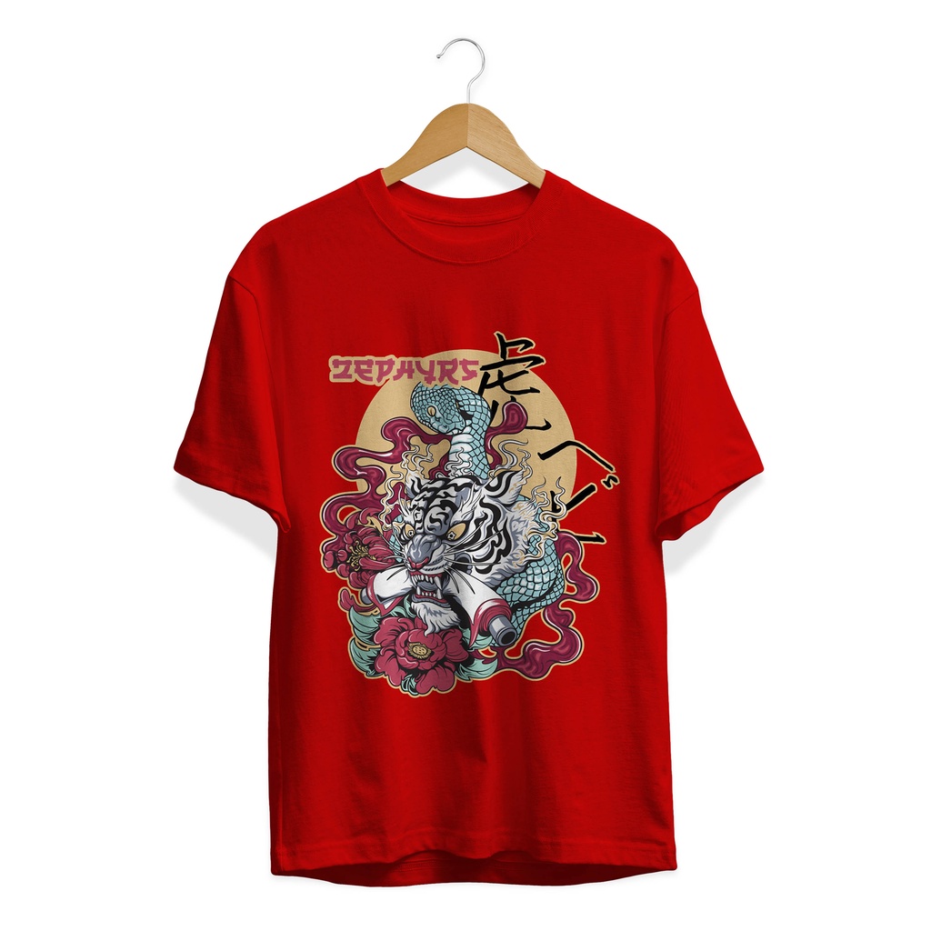 T-SHIRT KAOS BAJU SERPOPARD TIGER SNAKE PREMIUM