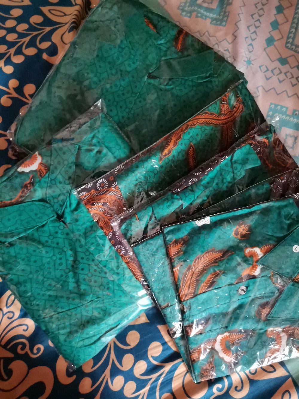 Batik Couple Keluarga Sania Ruffle Ori Ndoro Jowi Dnt Motif Tatantula Hijau