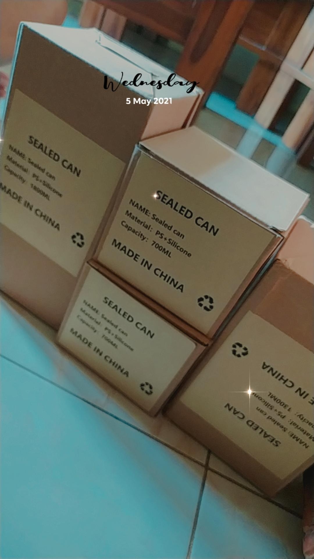 Arenji Stackable Food Container Toples Tempat Makanan