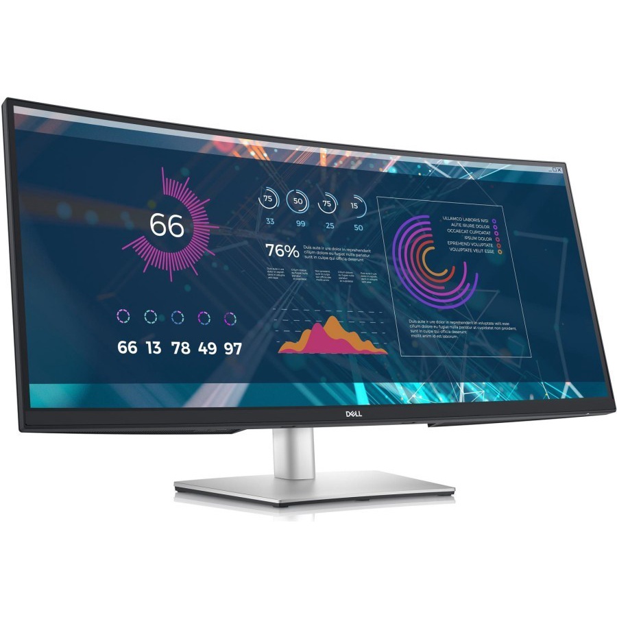 Monitor LED Dell P3421W 34&quot; IPS 1440p Curved Ultrawide HDMI DP USB-C