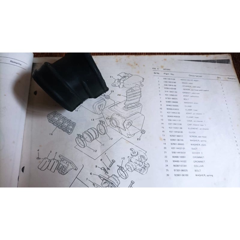 Karet Filter Karbu DT100 Yamaha DTX