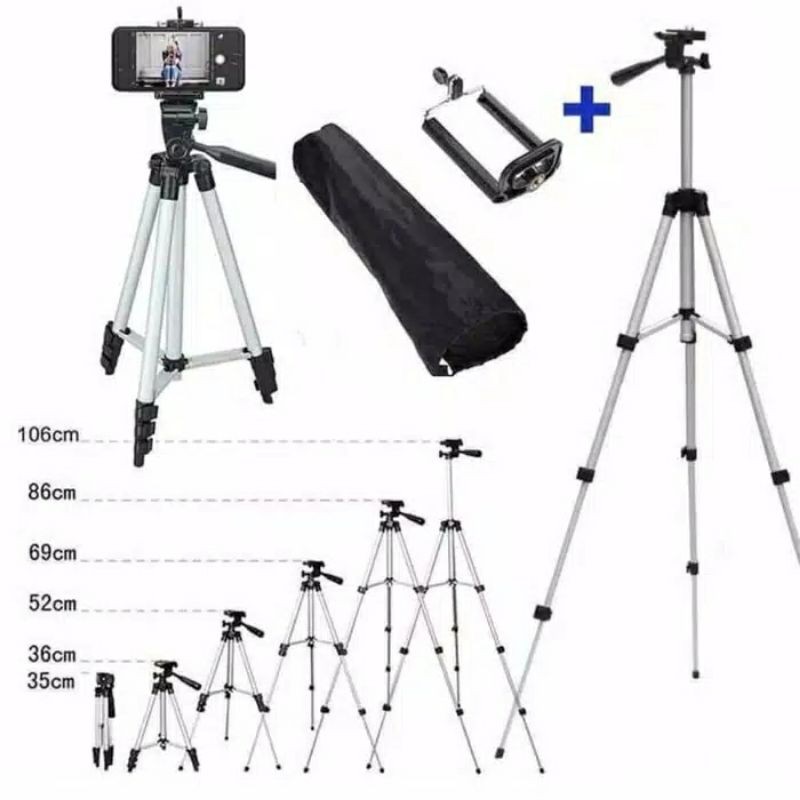 Tripod HP FREE Holder U Tripod Hp Kamera Holder Kaki